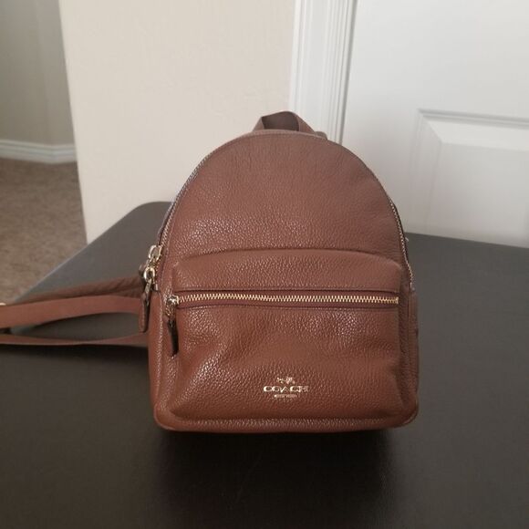 Coach Leather Mini Backpack - Picture 2 of 8